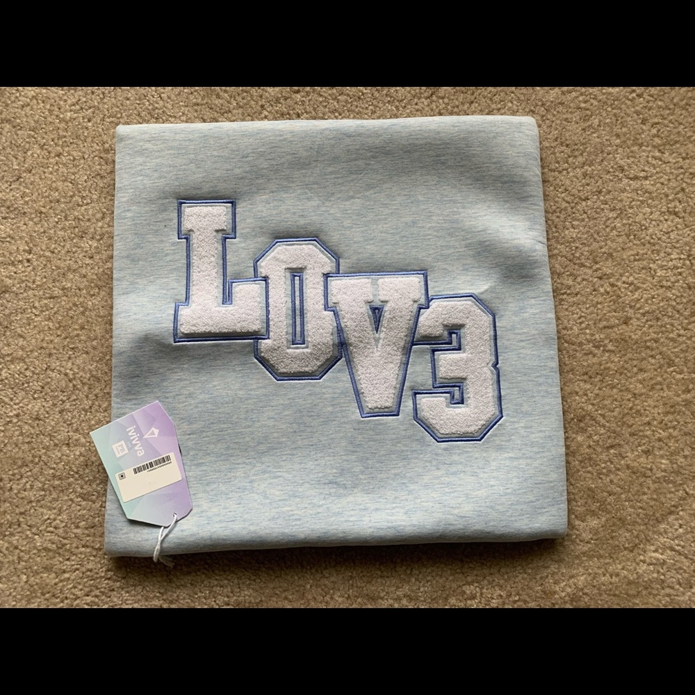 Lululemon Ivivva One LOVE LOV3 Throw Pillow Cover